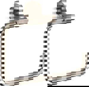 Rectangular Open Towel Ring in Vibrant Brushed Bronze